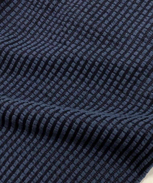 ADMIX/ATELIER SAB MEN(アドミックスアトリエサブメン)の「【Lounge wear】ビッグワッフル / リラックス オーバーサイズ ポロシャツ(ポロシャツ・メンズ・ブラック/ベージュ/ネイビー・48/50/52)」の6枚目の写真