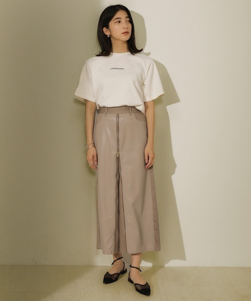 Bou Jeloud（ブージュルード）の「オーガニックコットン◆ＢＡＣＫフォトプリントＴシャツ（Tシャツ/カットソー・レディース・ベージュ/カーキ/ホワイト系その他・FREE）」の5枚目の写真