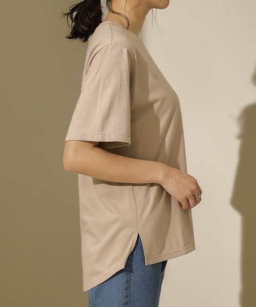 Bou Jeloud（ブージュルード）の「オーガニックコットン◆ＢＡＣＫフォトプリントＴシャツ（Tシャツ/カットソー・レディース・ベージュ/カーキ/ホワイト系その他・FREE）」の16枚目の写真