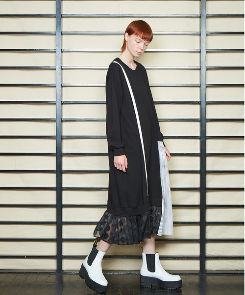 天竺 ミックスワンピース ワンピース Gomme ゴム のファッション通販 Zozotown