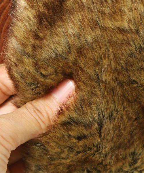 14+（イチヨンプラス）の「太コーデュロイフライトキャップ（キャップ・レディース・アイボリー/ブラウン/ブラック/ベージュ/ライトブラウン/チャコールグレー・FREE/MEDIUM）」の9枚目の写真