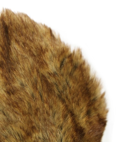 14+（イチヨンプラス）の「太コーデュロイフライトキャップ（キャップ・レディース・アイボリー/ブラウン/ブラック/ベージュ/ライトブラウン/チャコールグレー・FREE/MEDIUM）」の8枚目の写真