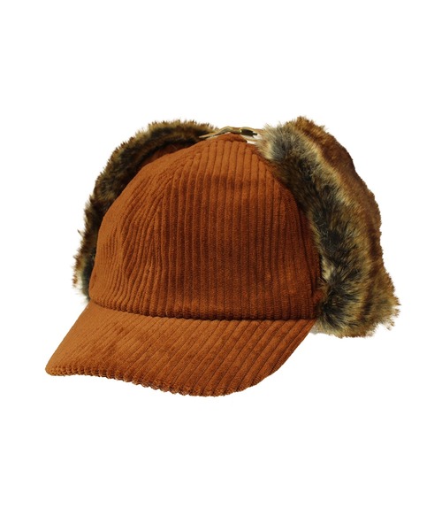 14+（イチヨンプラス）の「太コーデュロイフライトキャップ（キャップ・レディース・アイボリー/ブラウン/ブラック/ベージュ/ライトブラウン/チャコールグレー・FREE/MEDIUM）」の21枚目の写真