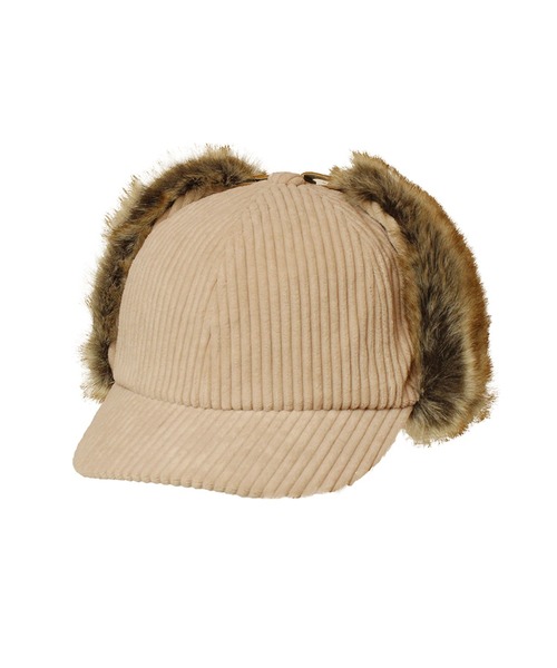 14+（イチヨンプラス）の「太コーデュロイフライトキャップ（キャップ・レディース・アイボリー/ブラウン/ブラック/ベージュ/ライトブラウン/チャコールグレー・FREE/MEDIUM）」の22枚目の写真