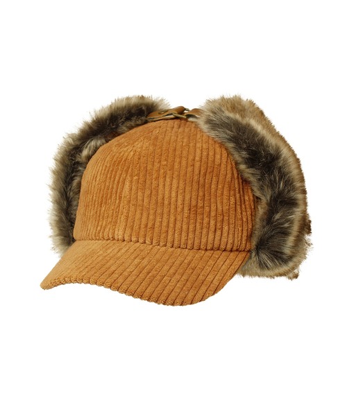 14+（イチヨンプラス）の「太コーデュロイフライトキャップ（キャップ・レディース・アイボリー/ブラウン/ブラック/ベージュ/ライトブラウン/チャコールグレー・FREE/MEDIUM）」の14枚目の写真