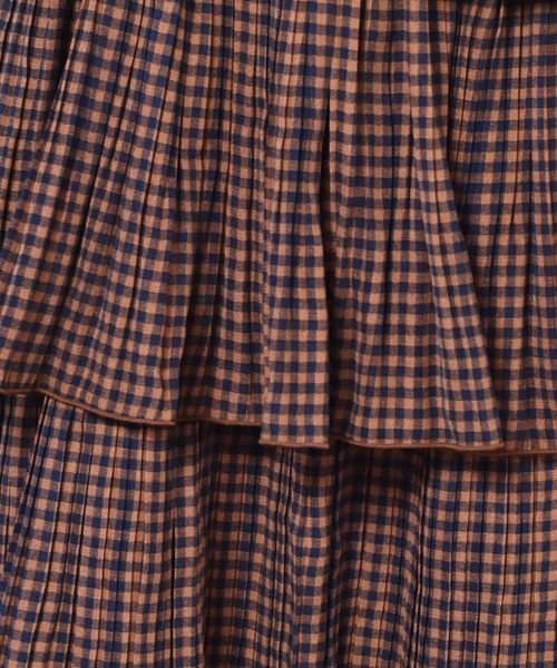 ems excite(エムズエキサイト)の「3段フリルスカート(スカート・レディース・ブラウン系その他/アニマル/ブラウン系その他2/ブラック・FREE)」の18枚目の写真