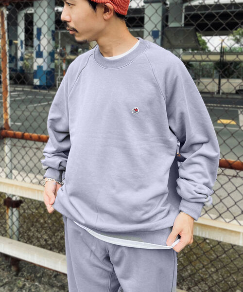 FREDY MAC(フレディーマック)の「【FREDYMAC "SUNDAY TOOLS WEAR"】スウェットプルオーバー(スウェット・メンズ・ライトブルー/グレー/ピンク/クリーム・MEDIUM/LARGE)」の2枚目の写真