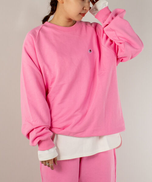 FREDY MAC(フレディーマック)の「【FREDYMAC "SUNDAY TOOLS WEAR"】スウェットプルオーバー(スウェット・メンズ・ライトブルー/グレー/ピンク/クリーム・MEDIUM/LARGE)」の4枚目の写真