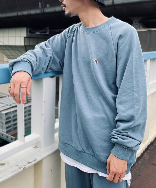 FREDY MAC(フレディーマック)の「【FREDYMAC "SUNDAY TOOLS WEAR"】スウェットプルオーバー(スウェット・メンズ・ライトブルー/グレー/ピンク/クリーム・MEDIUM/LARGE)」の3枚目の写真