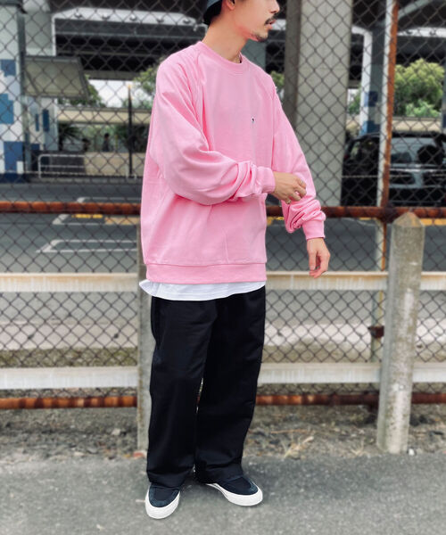 FREDY MAC(フレディーマック)の「【FREDYMAC "SUNDAY TOOLS WEAR"】スウェットプルオーバー(スウェット・メンズ・ライトブルー/グレー/ピンク/クリーム・MEDIUM/LARGE)」の16枚目の写真