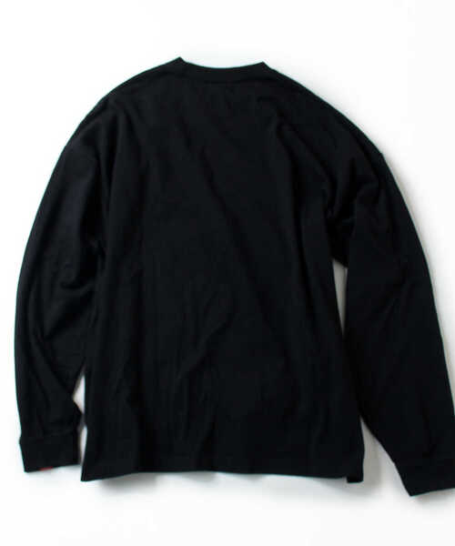 AVIREX（アヴィレックス）の「【直営店限定】カレッジ ロゴ 長袖 Tシャツ/COLLEGE LOGO LS T-SHIRT/アヴィレックス/AVIREX（Tシャツ/カットソー・メンズ・ホワイト/ブラック・MEDIUM/LARGE/X-LARGE/XX-LARGE）」の12枚目の写真