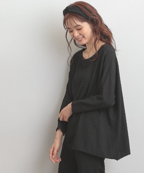 GLOBAL WORK(グローバルワーク)の「ターバンツキワッシャTOPS/217231(Tシャツ/カットソー・レディース・グリーン/オフホワイト/ブラック・FREE)」の11枚目の写真