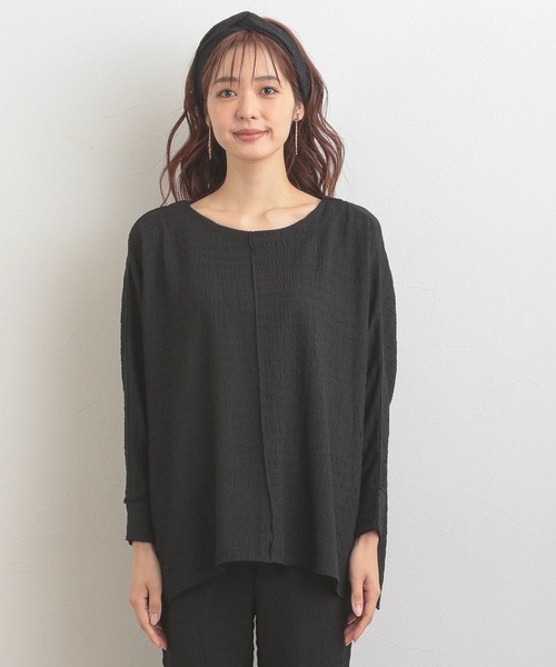 GLOBAL WORK(グローバルワーク)の「ターバンツキワッシャTOPS/217231(Tシャツ/カットソー・レディース・グリーン/オフホワイト/ブラック・FREE)」の5枚目の写真
