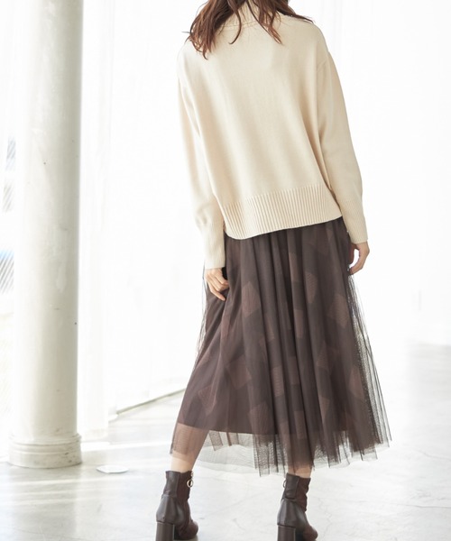 &. NOSTALGIA（アンドドットノスタルジア）の「チェックチュールスカート（スカート・レディース・ブラウン/ブルー/グリーン/ネイビー系/ブラック系その他・FREE）」の6枚目の写真