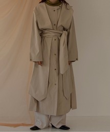 レディースのトレンチコート(ホワイト/白色系)ファッション通販