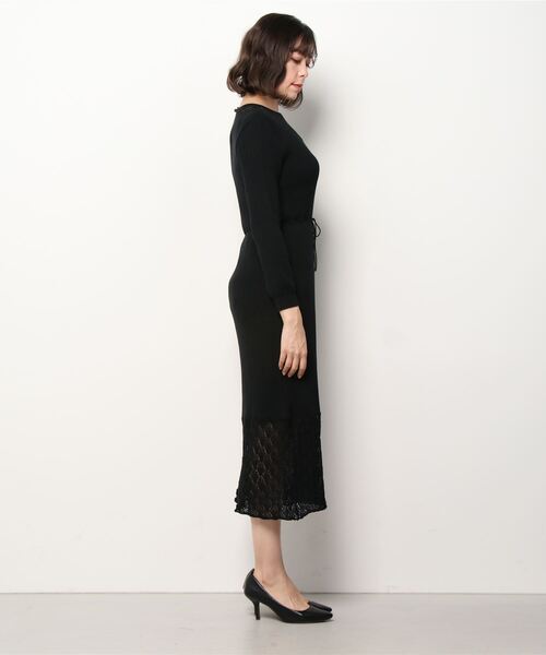 styles(スタイルス)の「AVERY ROW KNIT DRESS(ワンピース・レディース・ブラック・ONE SIZE)」の2枚目の写真