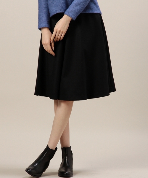 BEAUTY&YOUTH UNITED ARROWS(ビューティーアンドユースユナイテッドアローズ)の「BYSF サキソニーフレアミドルスカート◆(スカート・レディース・ケリー/ブラック/グレー・SMALL/MEDIUM)」の1枚目の写真