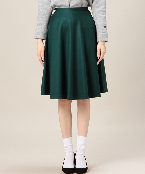 BEAUTY&YOUTH UNITED ARROWS(ビューティーアンドユースユナイテッドアローズ)の「BYSF サキソニーフレアミドルスカート◆(スカート・レディース・ケリー/ブラック/グレー・SMALL/MEDIUM)」の6枚目の写真