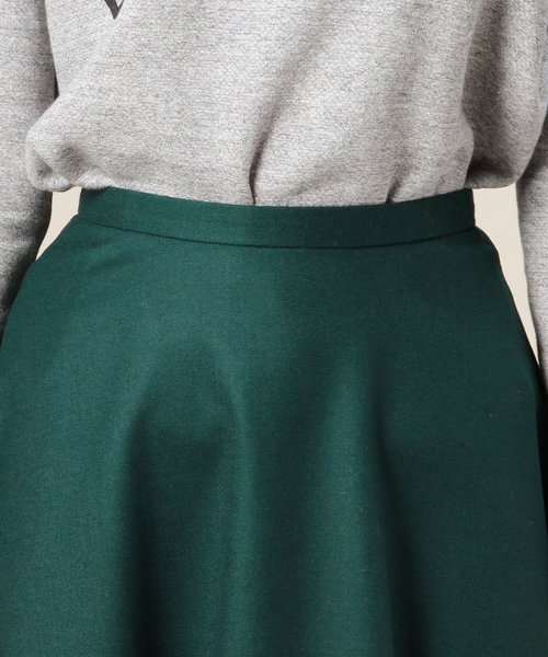 BEAUTY&YOUTH UNITED ARROWS(ビューティーアンドユースユナイテッドアローズ)の「BYSF サキソニーフレアミドルスカート◆(スカート・レディース・ケリー/ブラック/グレー・SMALL/MEDIUM)」の8枚目の写真