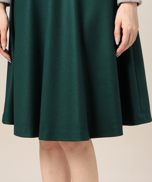 BEAUTY&YOUTH UNITED ARROWS(ビューティーアンドユースユナイテッドアローズ)の「BYSF サキソニーフレアミドルスカート◆(スカート・レディース・ケリー/ブラック/グレー・SMALL/MEDIUM)」の5枚目の写真