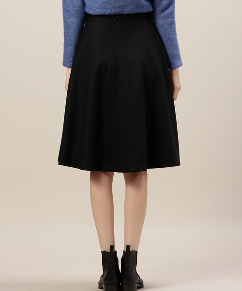 BEAUTY&YOUTH UNITED ARROWS(ビューティーアンドユースユナイテッドアローズ)の「BYSF サキソニーフレアミドルスカート◆(スカート・レディース・ケリー/ブラック/グレー・SMALL/MEDIUM)」の11枚目の写真