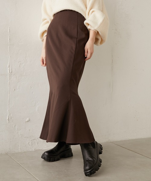 Chico(チコ)の「【LINNEE】マーメイドフレアスカート(スカート・レディース・ブラック/ブラウン/チェック/グレイッシュベージュ・FREE)」の19枚目の写真