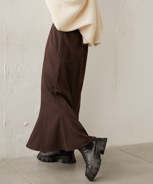 Chico(チコ)の「【LINNEE】マーメイドフレアスカート(スカート・レディース・ブラック/ブラウン/チェック/グレイッシュベージュ・FREE)」の21枚目の写真