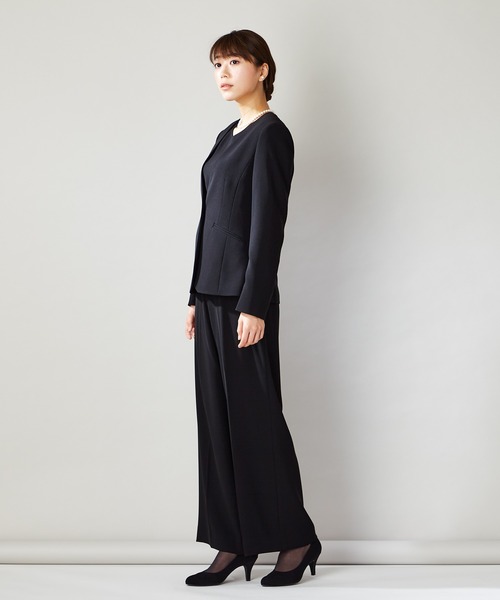 AIMER（エメ）の「【喪服 WEB限定】ワイドパンツタイプブラック
