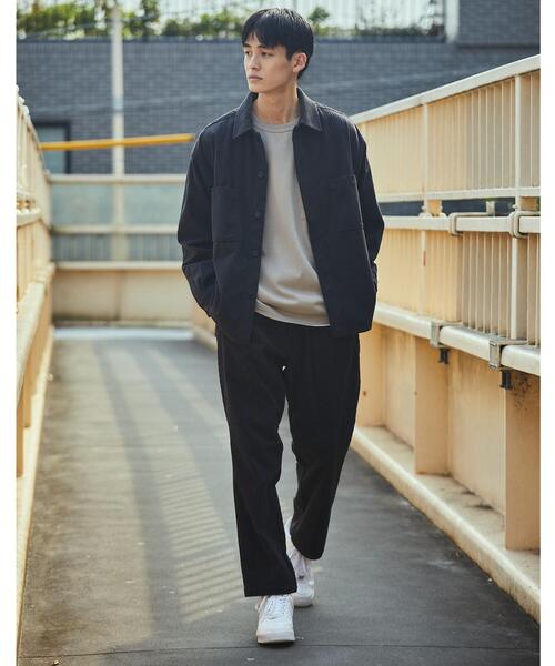 green label relaxing(グリーンレーベルリラクシング)の「<green label relaxing>ソフトコール CPOジャケット(ミリタリージャケット・メンズ・ダークグレー/ベージュ/モカ・S/XL/M/L)」の7枚目の写真