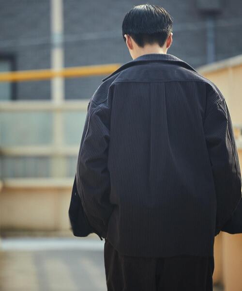 green label relaxing(グリーンレーベルリラクシング)の「<green label relaxing>ソフトコール CPOジャケット(ミリタリージャケット・メンズ・ダークグレー/ベージュ/モカ・S/XL/M/L)」の15枚目の写真