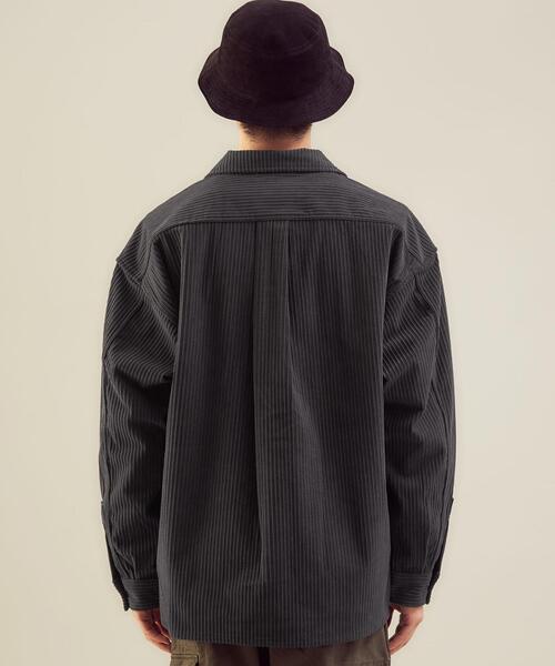 green label relaxing(グリーンレーベルリラクシング)の「<green label relaxing>ソフトコール CPOジャケット(ミリタリージャケット・メンズ・ダークグレー/ベージュ/モカ・S/XL/M/L)」の8枚目の写真