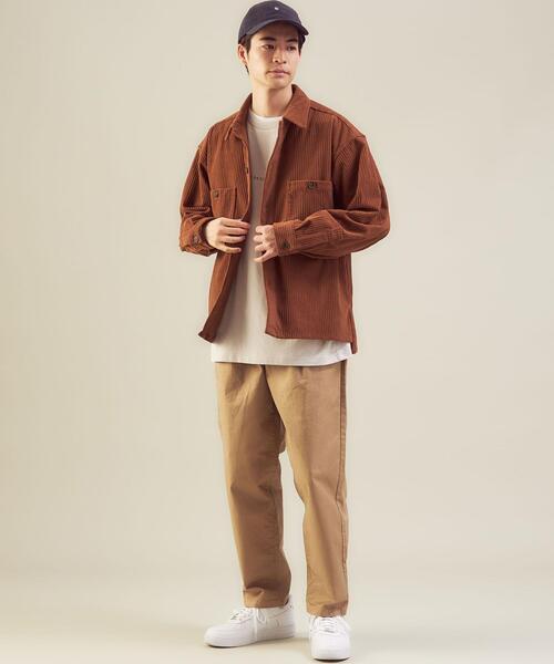 green label relaxing(グリーンレーベルリラクシング)の「<green label relaxing>ソフトコール CPOジャケット(ミリタリージャケット・メンズ・ダークグレー/ベージュ/モカ・S/XL/M/L)」の14枚目の写真