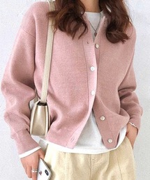 DAY CLOSET | レディース きらめきボタンのリブニットカーディガン(カーディガン/ボレロ)