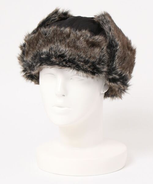 polcadot（ポルカドット）の「NYLON QUILTING FLIGHT CAP/ナイロン キルティングフライトキャップ（キャップ・メンズ・ベージュ/グレー/カーキ・FREE）」の2枚目の写真