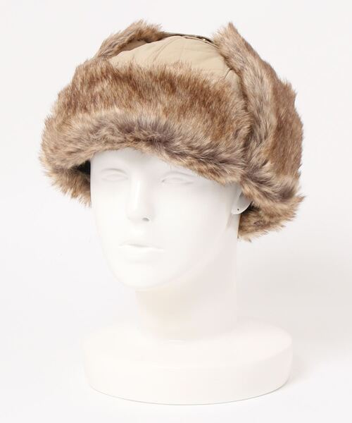 polcadot（ポルカドット）の「NYLON QUILTING FLIGHT CAP/ナイロン キルティングフライトキャップ（キャップ・メンズ・ベージュ/グレー/カーキ・FREE）」の20枚目の写真