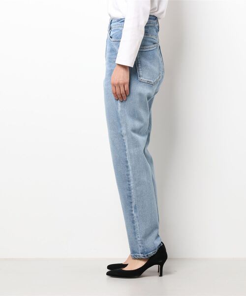 coca（coca）（コカ）の「しゃがめるテーパードデニムパンツ（デニムパンツ・レディース・ブルー系その他/インディゴブルー/ホワイト/ブルー・L/M/S）」の18枚目の写真