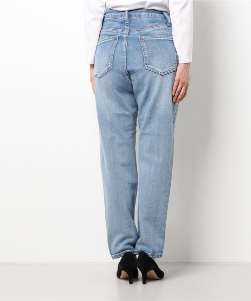 coca（coca）（コカ）の「しゃがめるテーパードデニムパンツ（デニムパンツ・レディース・ブルー系その他/インディゴブルー/ホワイト/ブルー・L/M/S）」の19枚目の写真