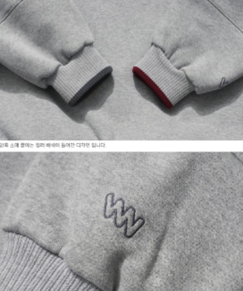 WV PROJECT(ダブリューブイプロジェクト)の「WV PROJECT(ダブリューブイプロジェクト)/JEJE SWEATSHIRT/オーバーサイズ 襟付き スウェット【セットアップ対応商品】(スウェット・メンズ・ブラック/グレー/オートミール/ネイビー・M/L/S)」の18枚目の写真