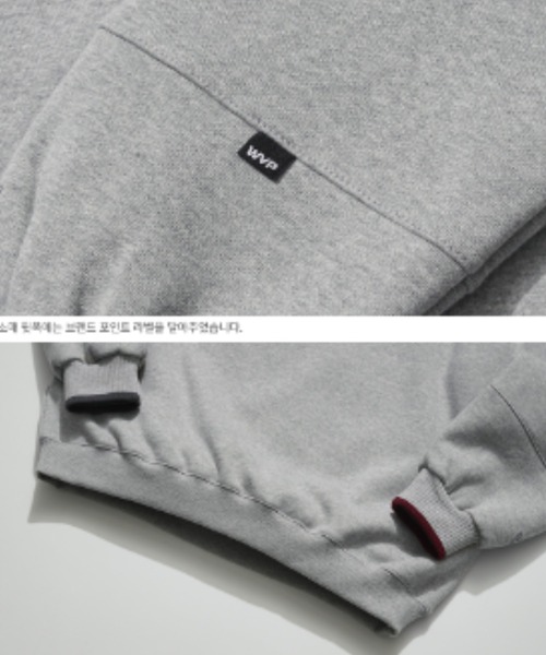 WV PROJECT(ダブリューブイプロジェクト)の「WV PROJECT(ダブリューブイプロジェクト)/JEJE SWEATSHIRT/オーバーサイズ 襟付き スウェット【セットアップ対応商品】(スウェット・メンズ・ブラック/グレー/オートミール/ネイビー・M/L/S)」の19枚目の写真