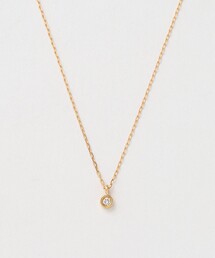 K10 ダイヤモンド×オパール ネックレス jouete K10YG ダイヤモンド×オパール ネックレス（ネックレス）｜Jouete