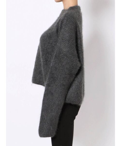 ELENDEEK（エレンディーク）の「カシミアファーニット（ニット/セーター・レディース・グレー/ブラウン・FREE）」の5枚目の写真