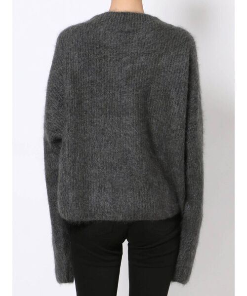 ELENDEEK（エレンディーク）の「カシミアファーニット（ニット/セーター・レディース・グレー/ブラウン・FREE）」の6枚目の写真