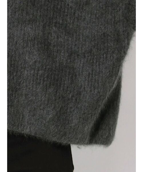 ELENDEEK（エレンディーク）の「カシミアファーニット（ニット/セーター・レディース・グレー/ブラウン・FREE）」の9枚目の写真