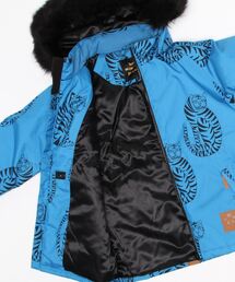 mini rodini ミニロディーニ アウター mini rodini (ミニロディーニ)UFO Puffer Jacket - BLUE LINE