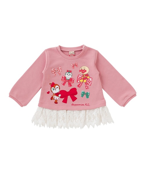 セール ドキンちゃんリボンチュニック ワンピース Anpanman Kids Collection アンパンマンキッズコレクション のファッション通販 Zozotown