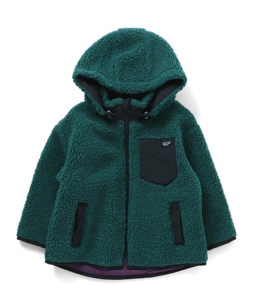 F.O.KIDS（エフオーキッズ）の「リバーシブルマウンテンジャケット（ダウンジャケット/コート・キッズ・エメラルド/チャコール/ネイビー/レッド/カーキ・100/80/110/130/120/140/95/90）」の4枚目の写真