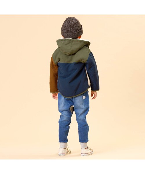 F.O.KIDS（エフオーキッズ）の「リバーシブルマウンテンジャケット（ダウンジャケット/コート・キッズ・エメラルド/チャコール/ネイビー/レッド/カーキ・100/80/110/130/120/140/95/90）」の19枚目の写真