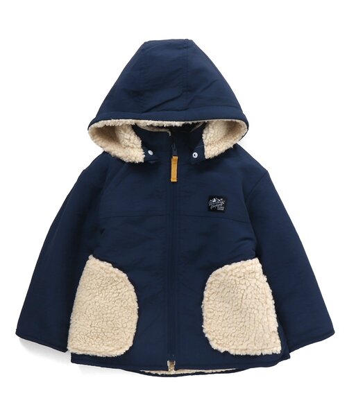 F.O.KIDS（エフオーキッズ）の「リバーシブルマウンテンジャケット（ダウンジャケット/コート・キッズ・エメラルド/チャコール/ネイビー/レッド/カーキ・100/80/110/130/120/140/95/90）」の14枚目の写真