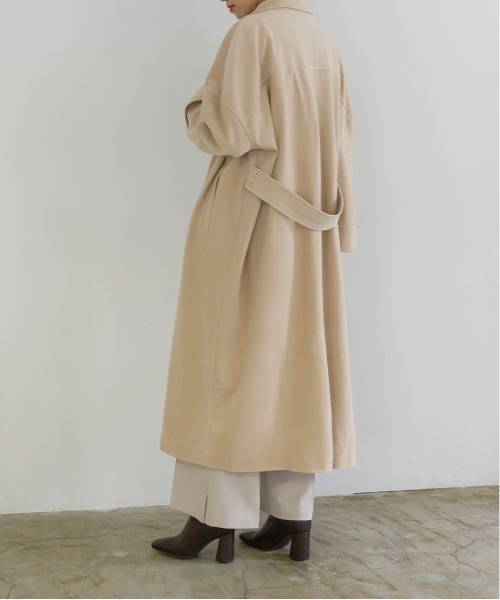 RANDA（ランダ）の「オーバーサイズスリットコート（チェスターコート・レディース・クリーム/ベージュ/グリーン・0/1）」の13枚目の写真