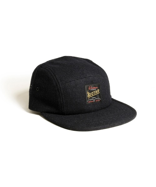 ROTAR（ローター）の「Melton WORK Jockey  CAP メルトン ワーク ジョッキー キャップ（キャップ・メンズ・ブラック/ダークグレー/オリーブ/ネイビー・FREE）」の4枚目の写真